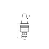 BT-D58 Radial Floating Reamer Holder - Straight Shank - Big-tools Industrial Supply Tools for Metal Cutting